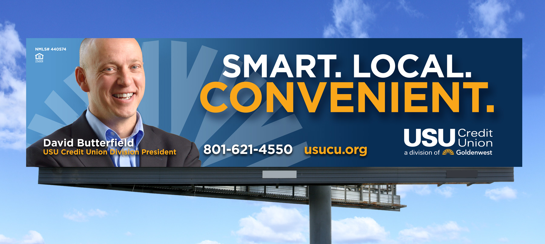 Goldenwest Credit Union Billboard Smart Local Convinient
