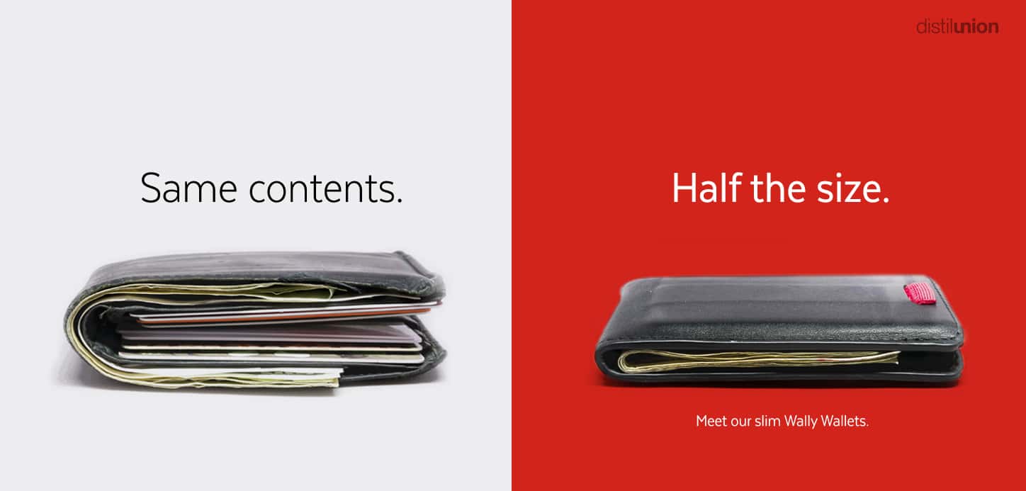 Thick wallet and thin wallet