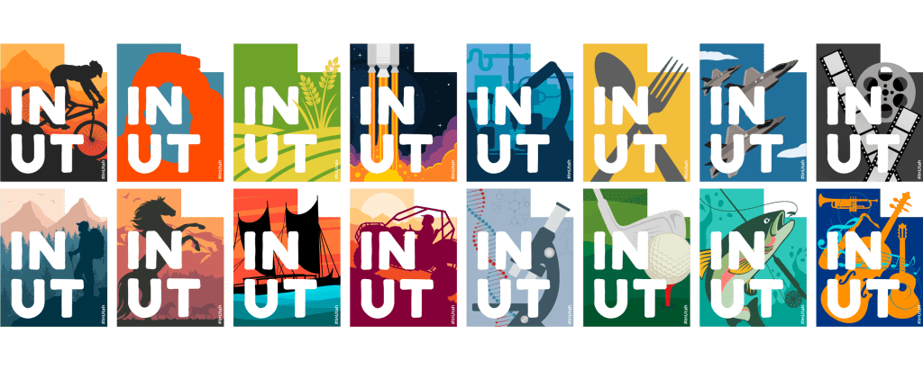 In Utah Branding badges